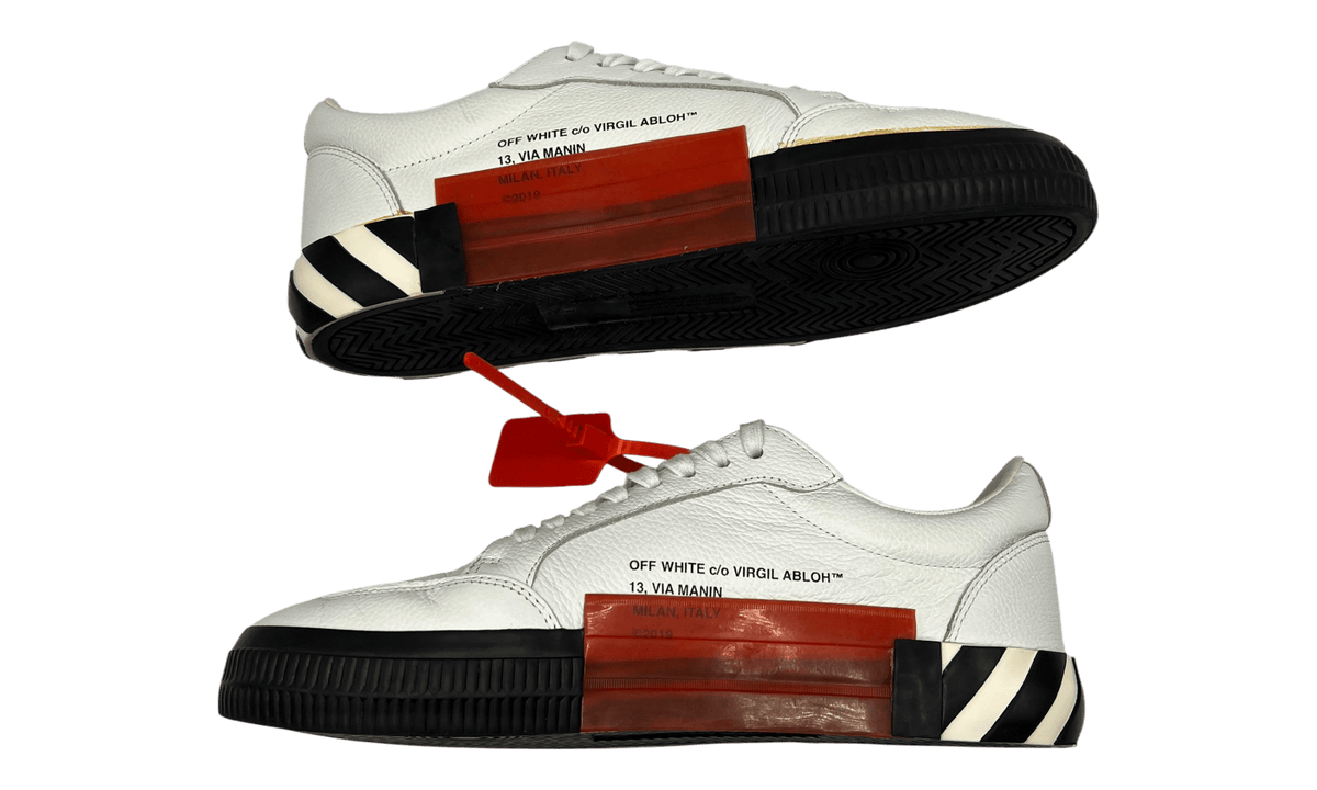 OFF-WHITE Vulc Low White Leather FW19 (PreOwned)