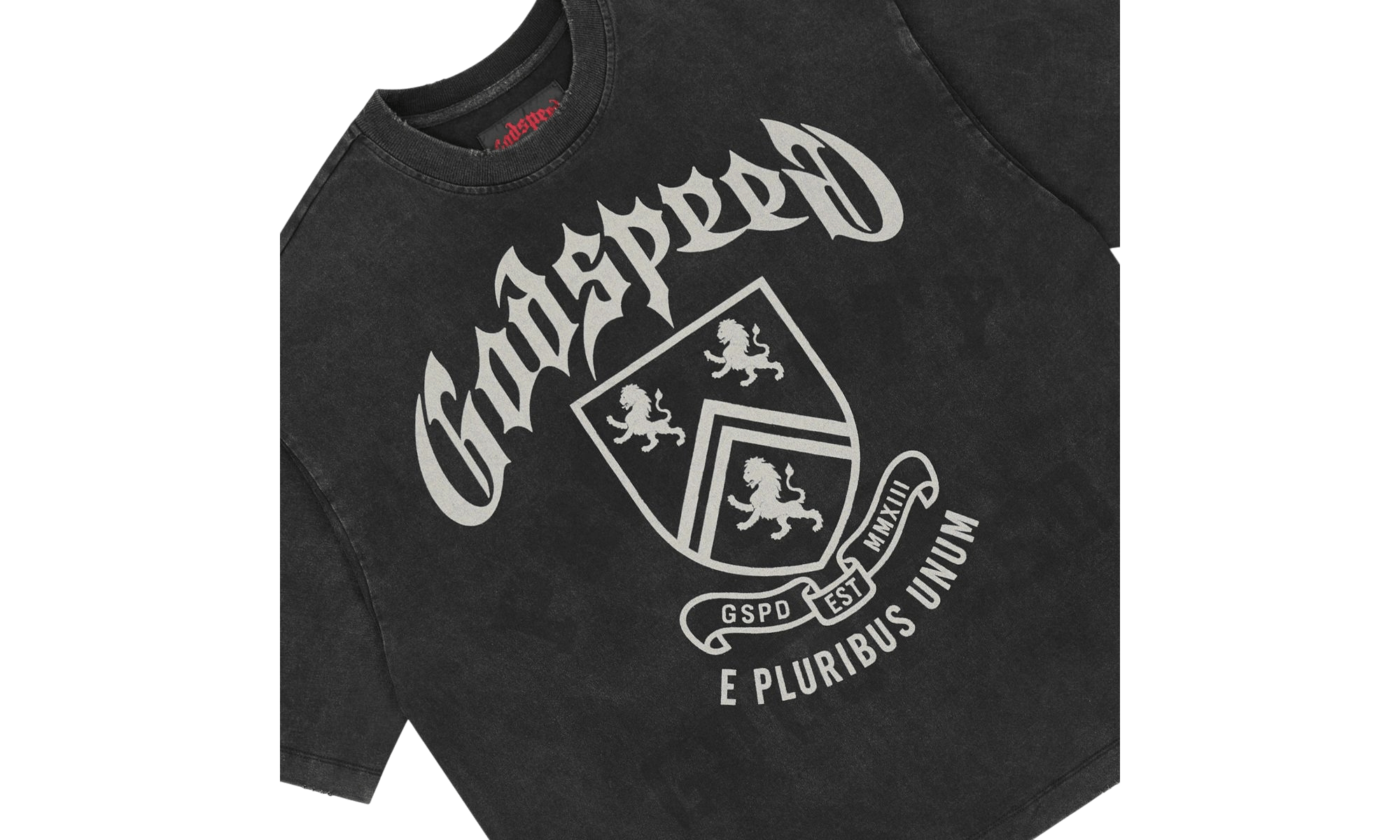 Godspeed Collegiate Black T-Shirt