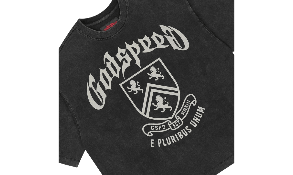 Godspeed Collegiate Black T-Shirt