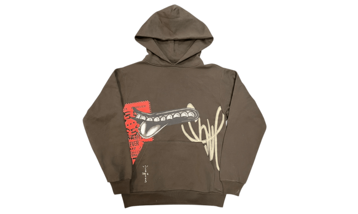 Travis Scott Grin Hoodie Brown (PreOwned)