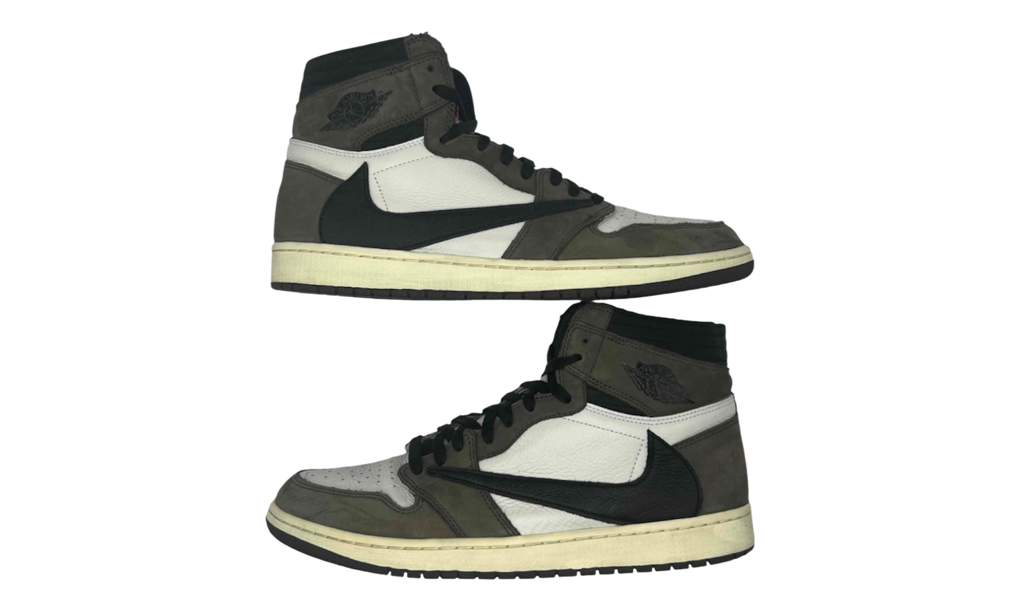 Travis Scott x Air Jordan 1 Retro High OG SP "Mocha" (PreOwned) (No Box)
