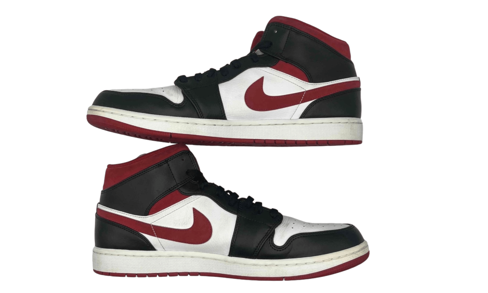 Jordan 1 Mid Gym Red Black White (PreOwned) (No Box)