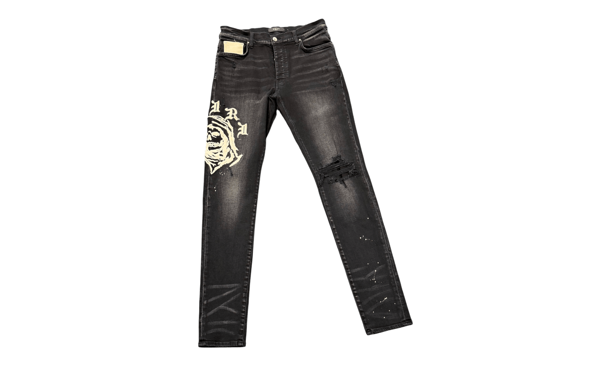 Amiri Wes Lang Black Paint Jeans (PreOwned)