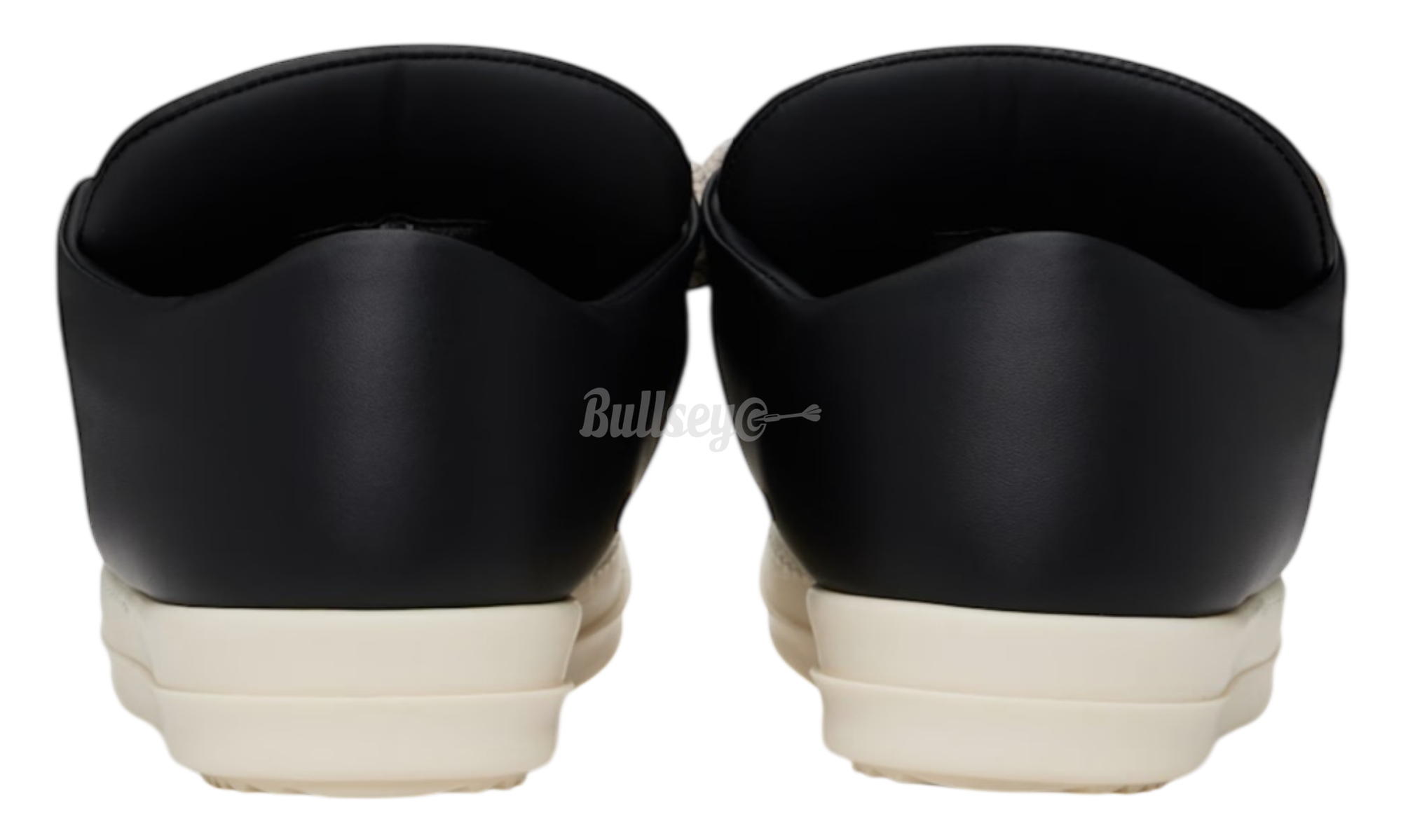 Rick Owens SS25 Hollywood Jumbolaced Black/Milk Low Sneakers