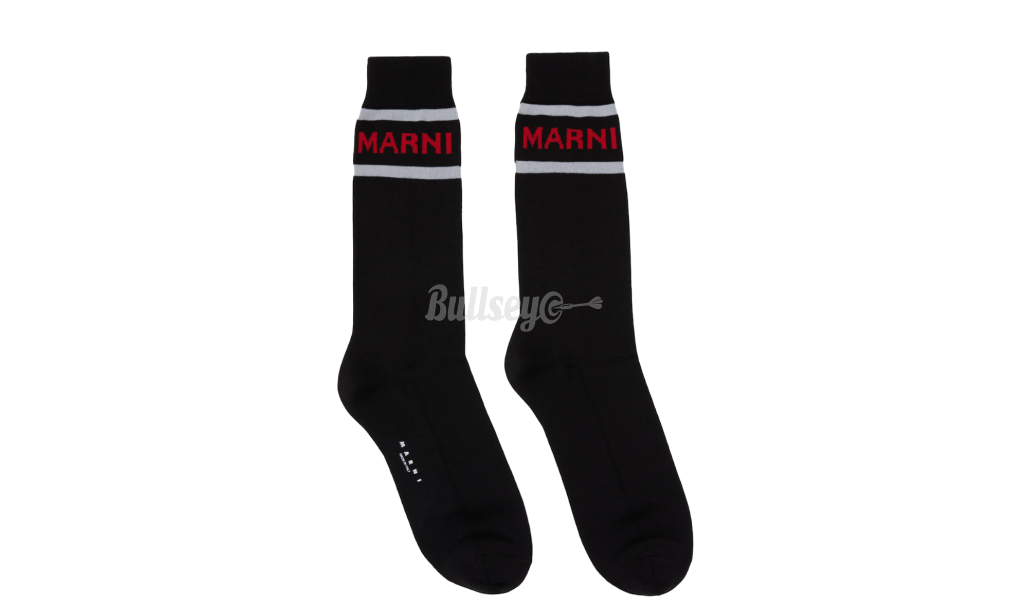 Marni Black Techno Logo Socks