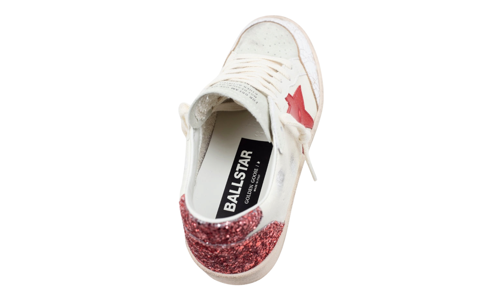 Golden Goose Women's Pink Ball Star Leather Sneakers