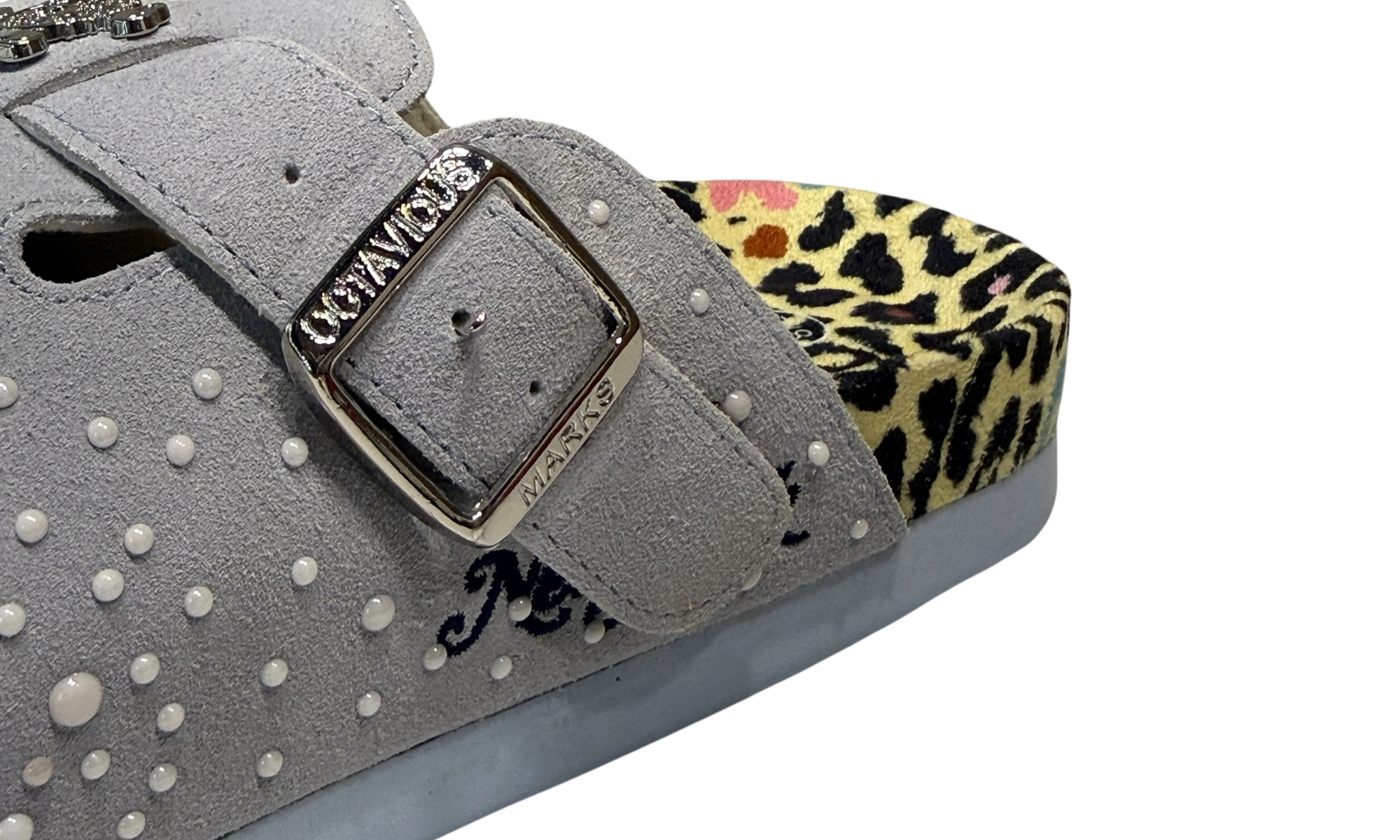 Octavious Marks Leopard Lobster Clogs