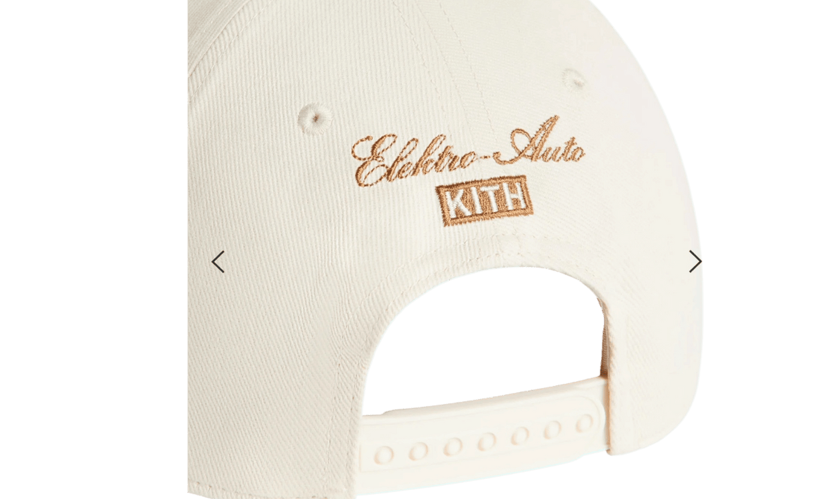 Kith x BMW 2 Tone Brushed Twill BL Pinch Crown Sandrift Hat