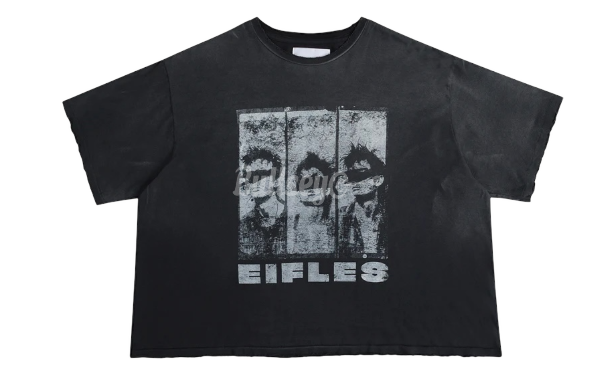 Eifles Mugshot Vintage Washed Black T-Shirt