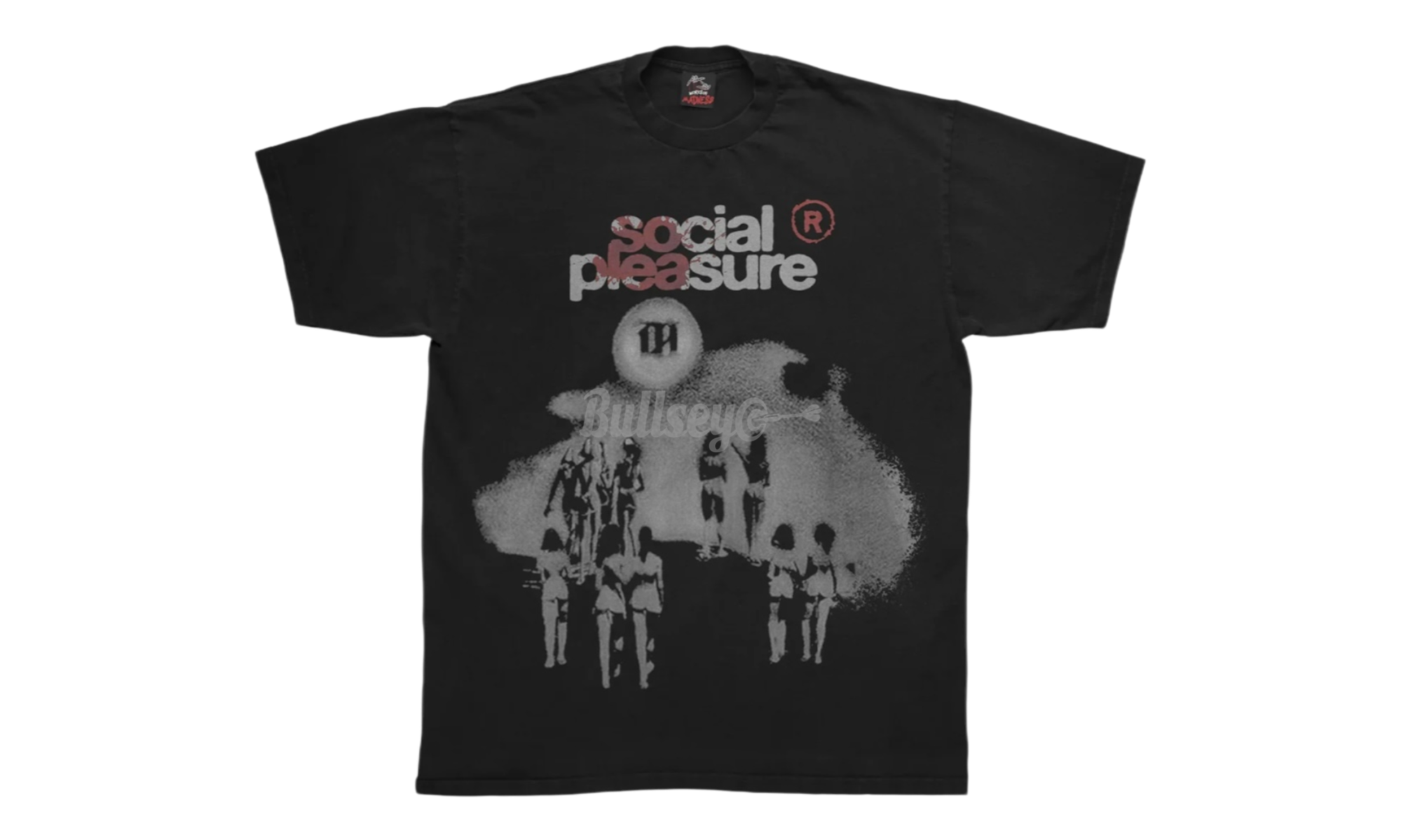 Works Of Madness Social Pleasure Black T-Shirt