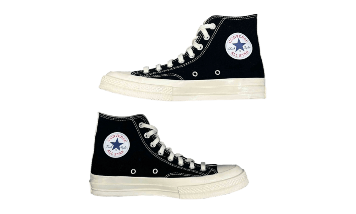 Converse Chuck Taylor All Star 70 Hi Comme des Garcons PLAY Black (PreOwned) (No Box)