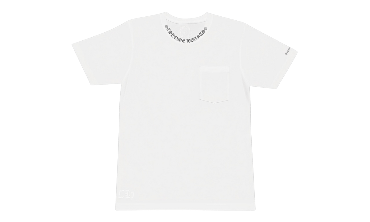 Chrome Hearts Neck Letters White T-Shirt