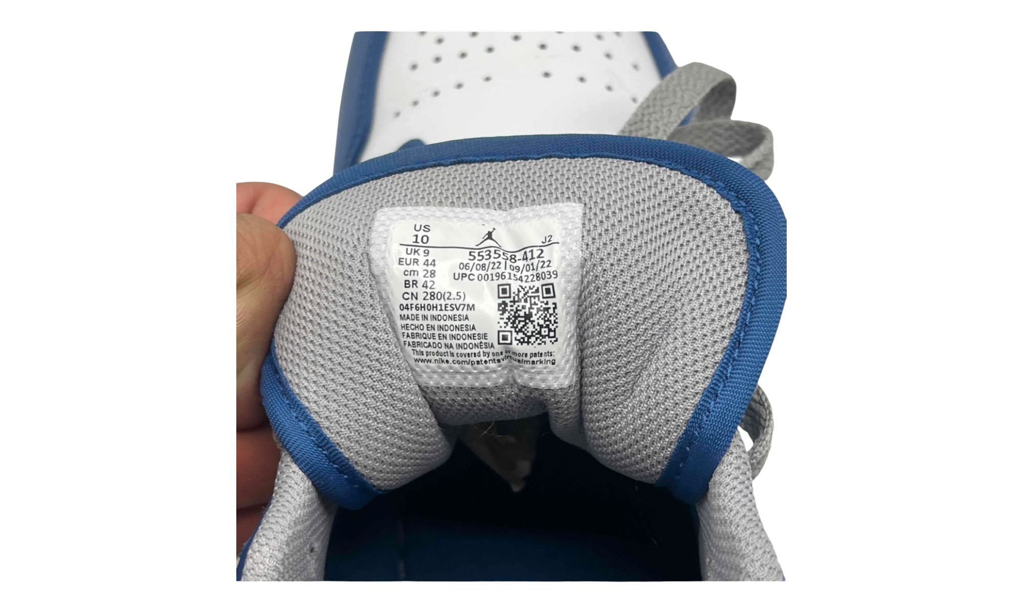 Jordan 1 Low True Blue (PreOwned)
