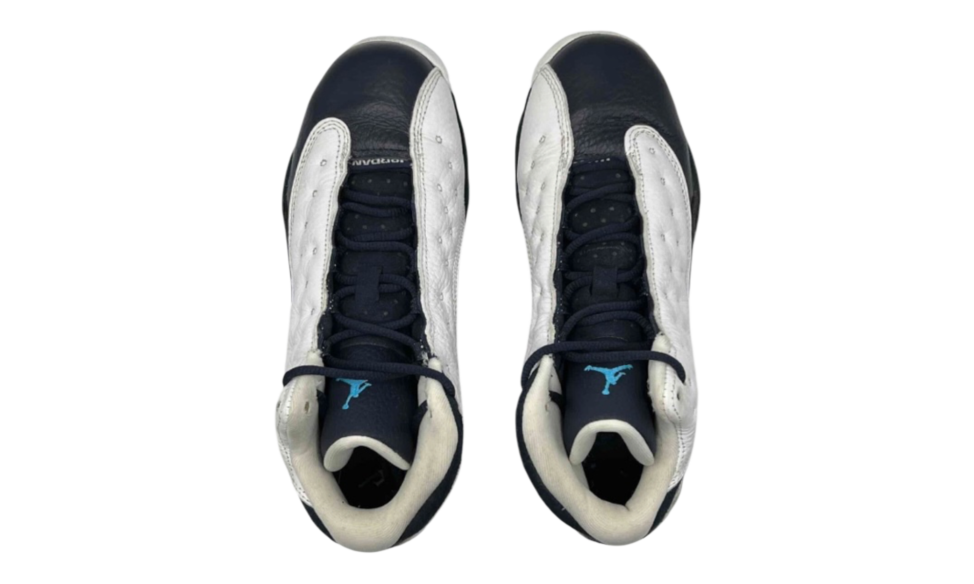 Jordan 13 Retro White Obsidian Powder Blue (GS) (PreOwned) (No Box)