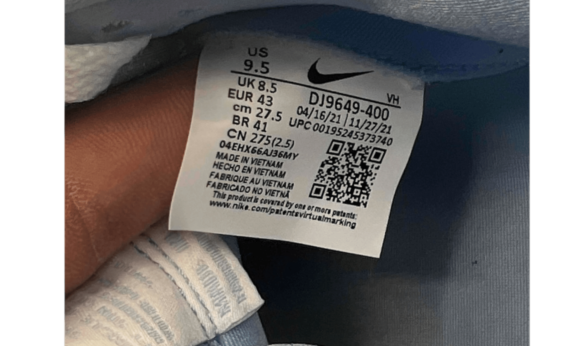 Nike Dunk Low Union Passport Pack Argon (PreOwned)