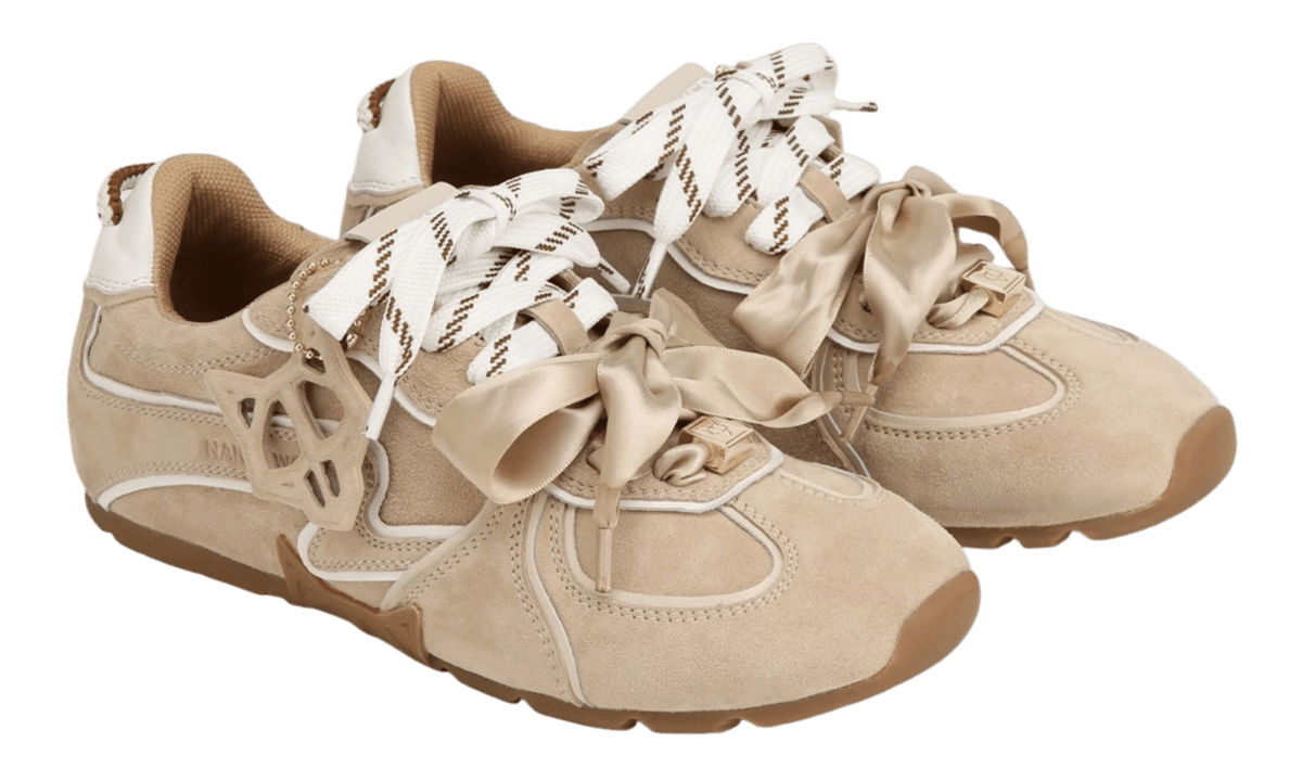 Naked Wolfe Adored Off White Suede
