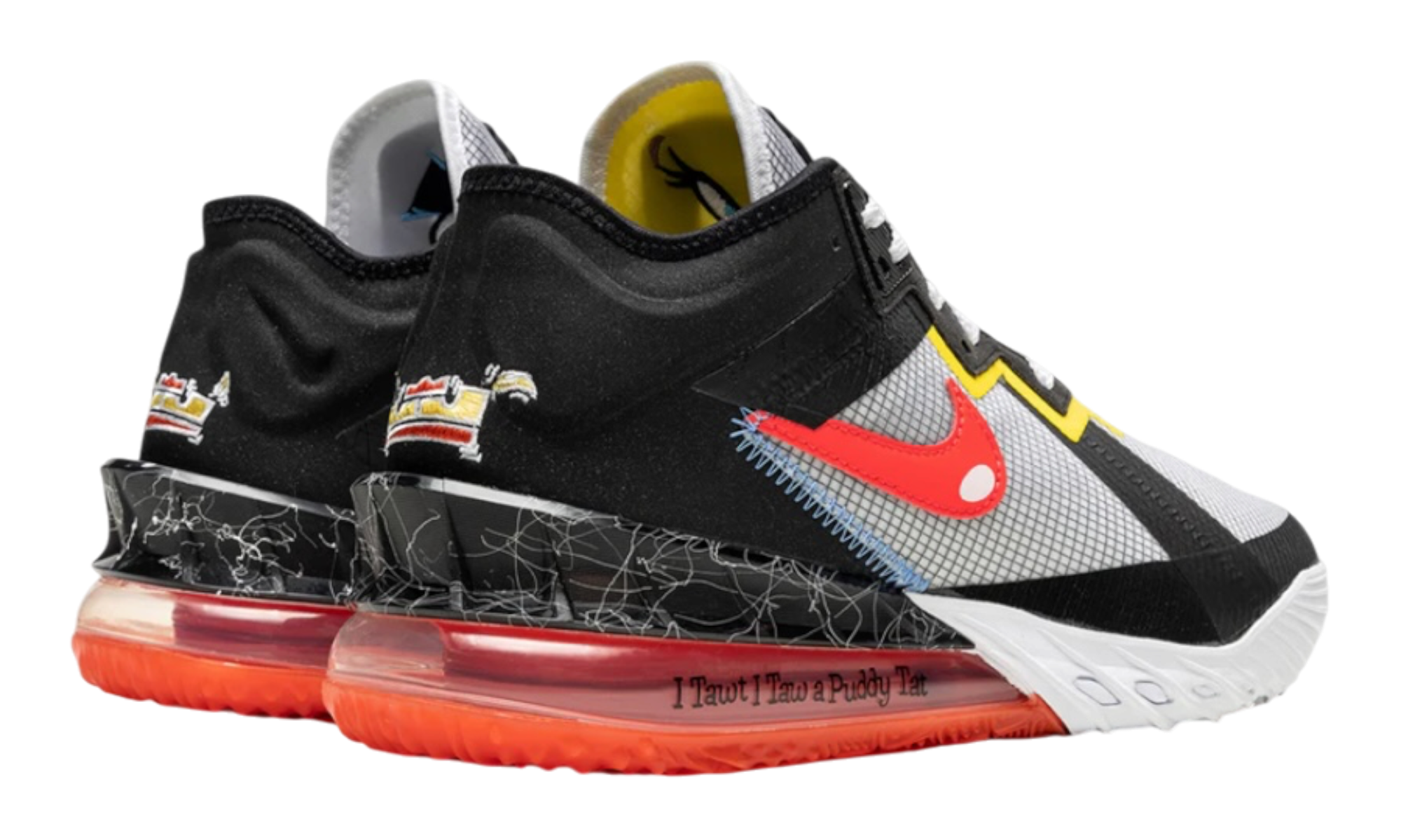 Nike LeBron 18 Low Sylvester vs Tweety Space Jam