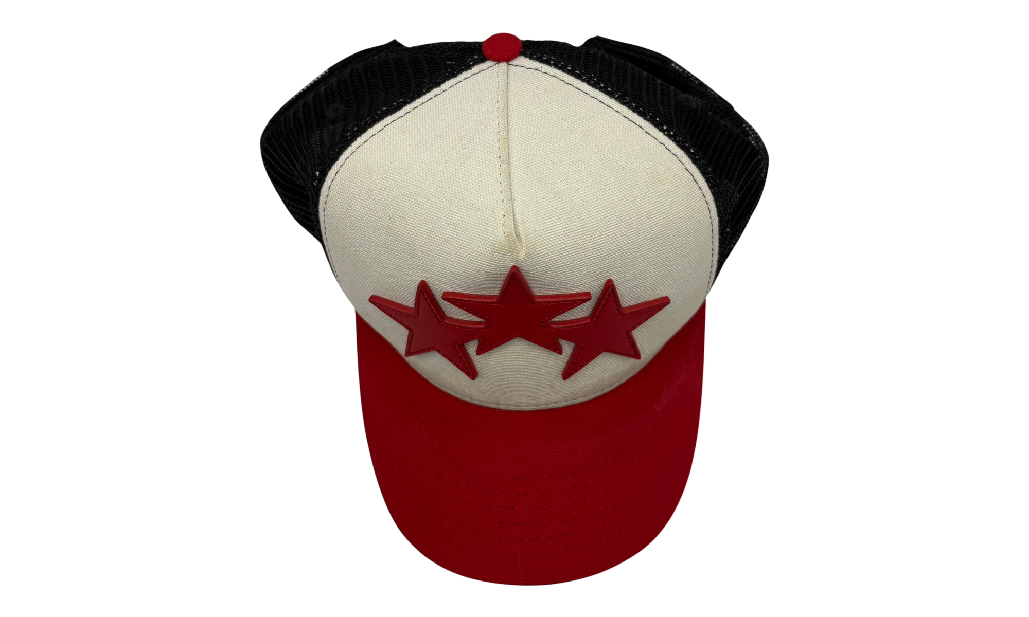 Amiri 3 Star Red/White Trucker Hat (PreOwned)