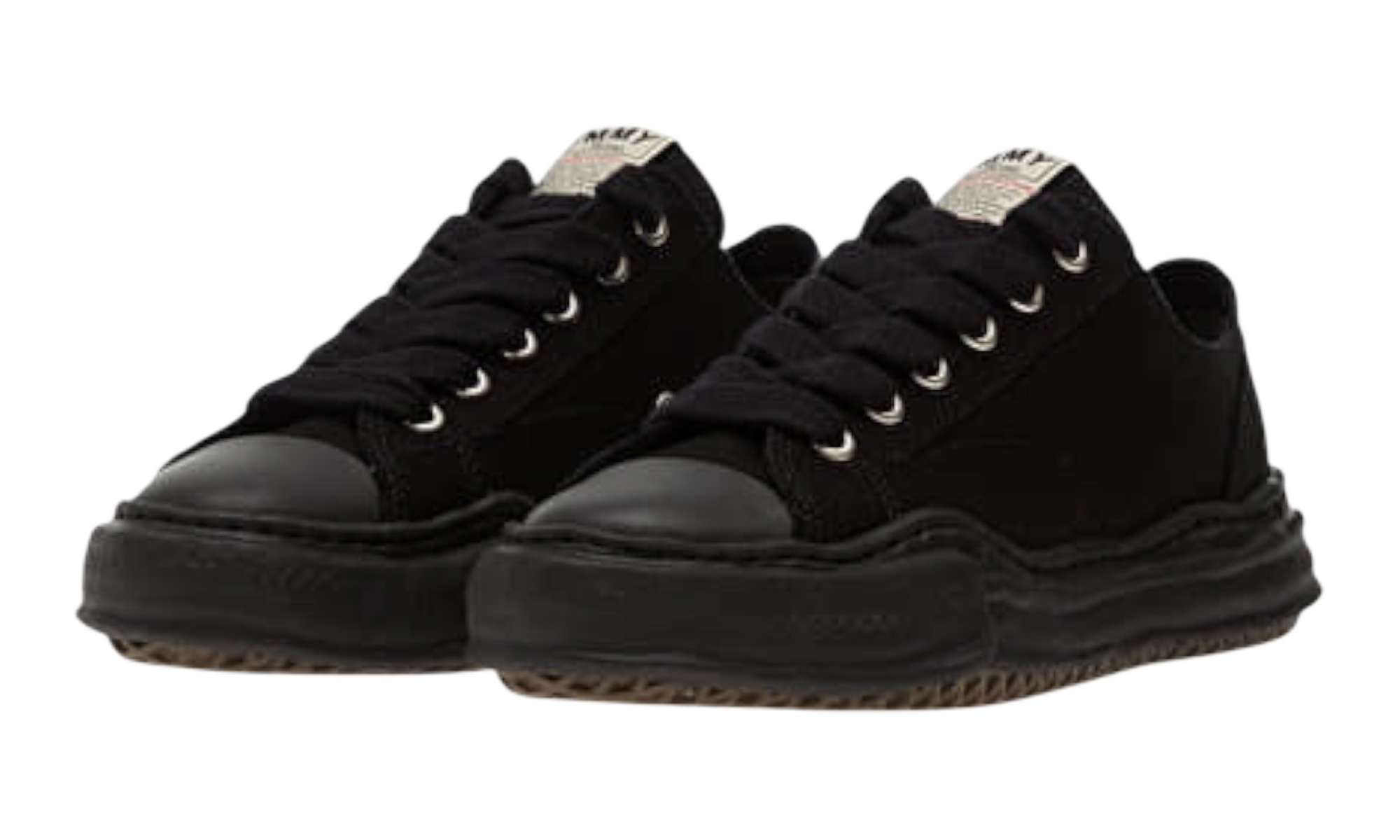 Maison Mihara Yasuhiro Peterson 23 OG Sole Canvas Low Black Black