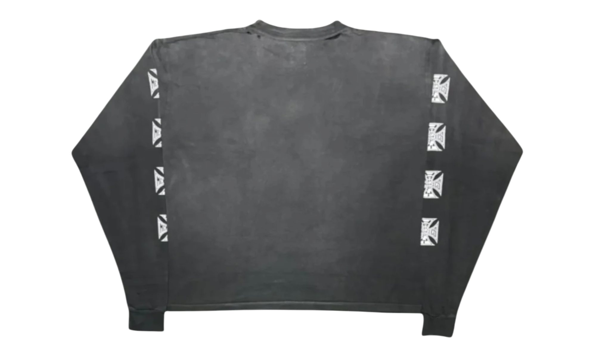 HMDD Biker Washed Black Longsleeve T-Shirt