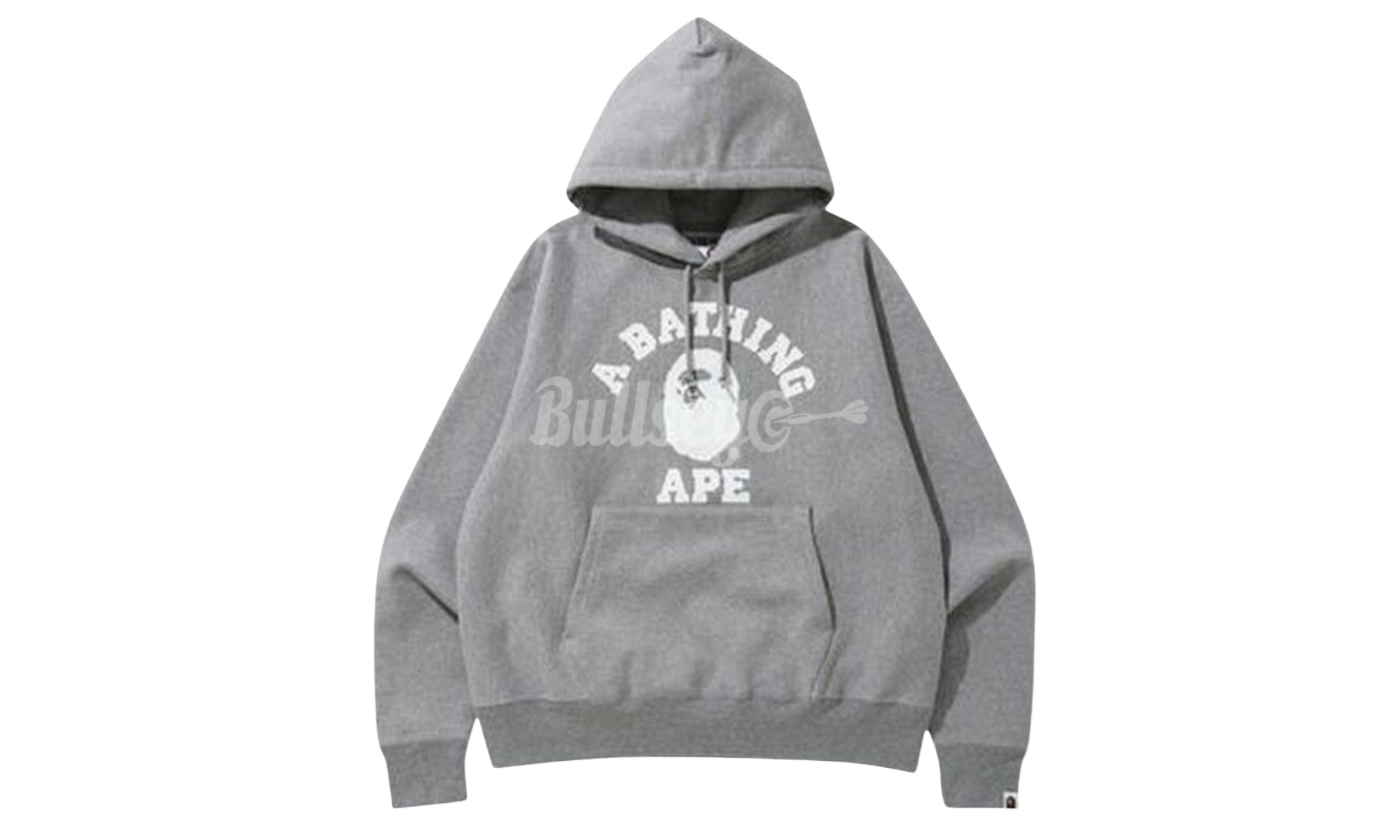 Bape Classic College Pullover Grey Hoodie