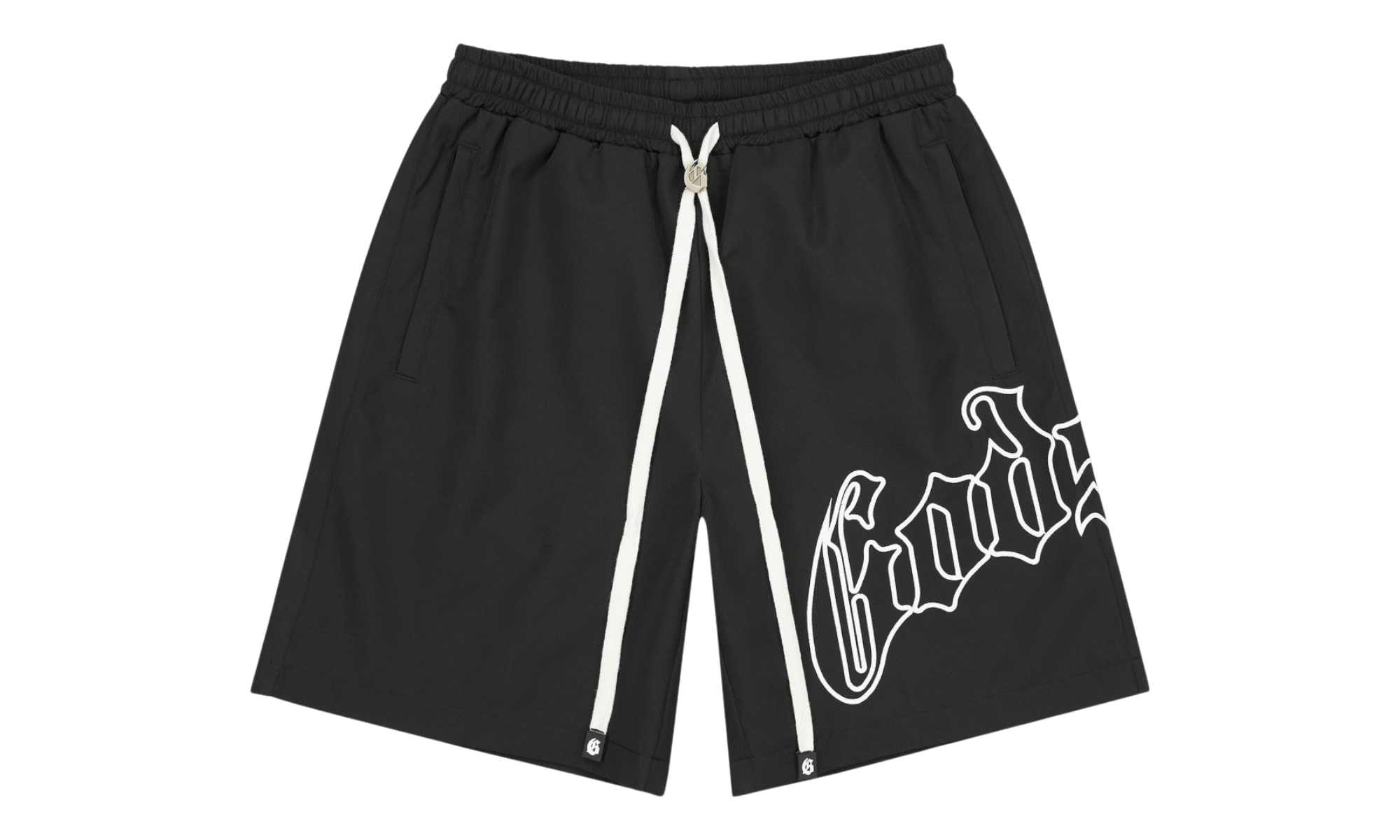 Godspeed OG Logo Black/White Nylon Shorts