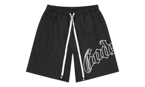Godspeed OG Logo Black/White Nylon Shorts