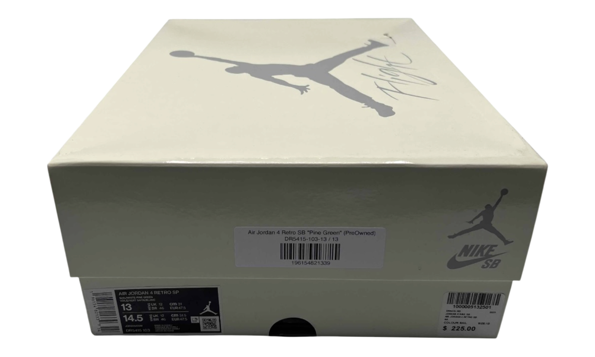 Jordan 4 Retro SB "Pine Green" (PreOwned)