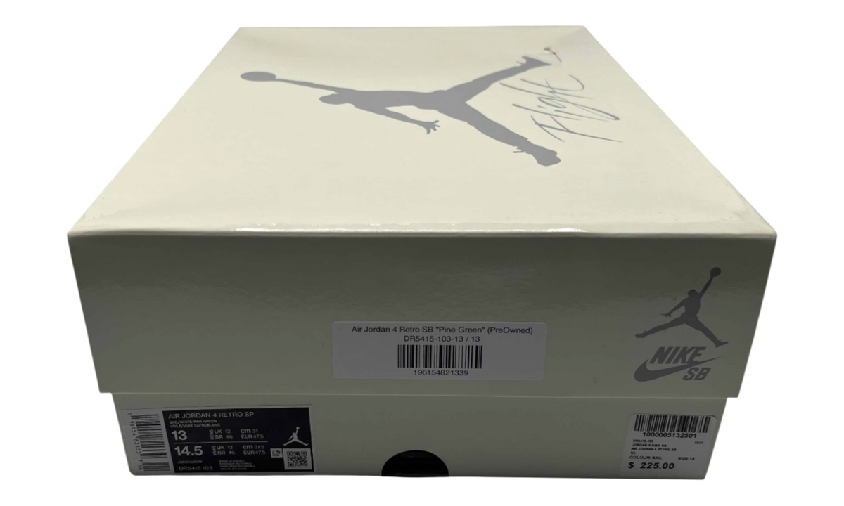 Jordan 4 Retro SB "Pine Green" (PreOwned)