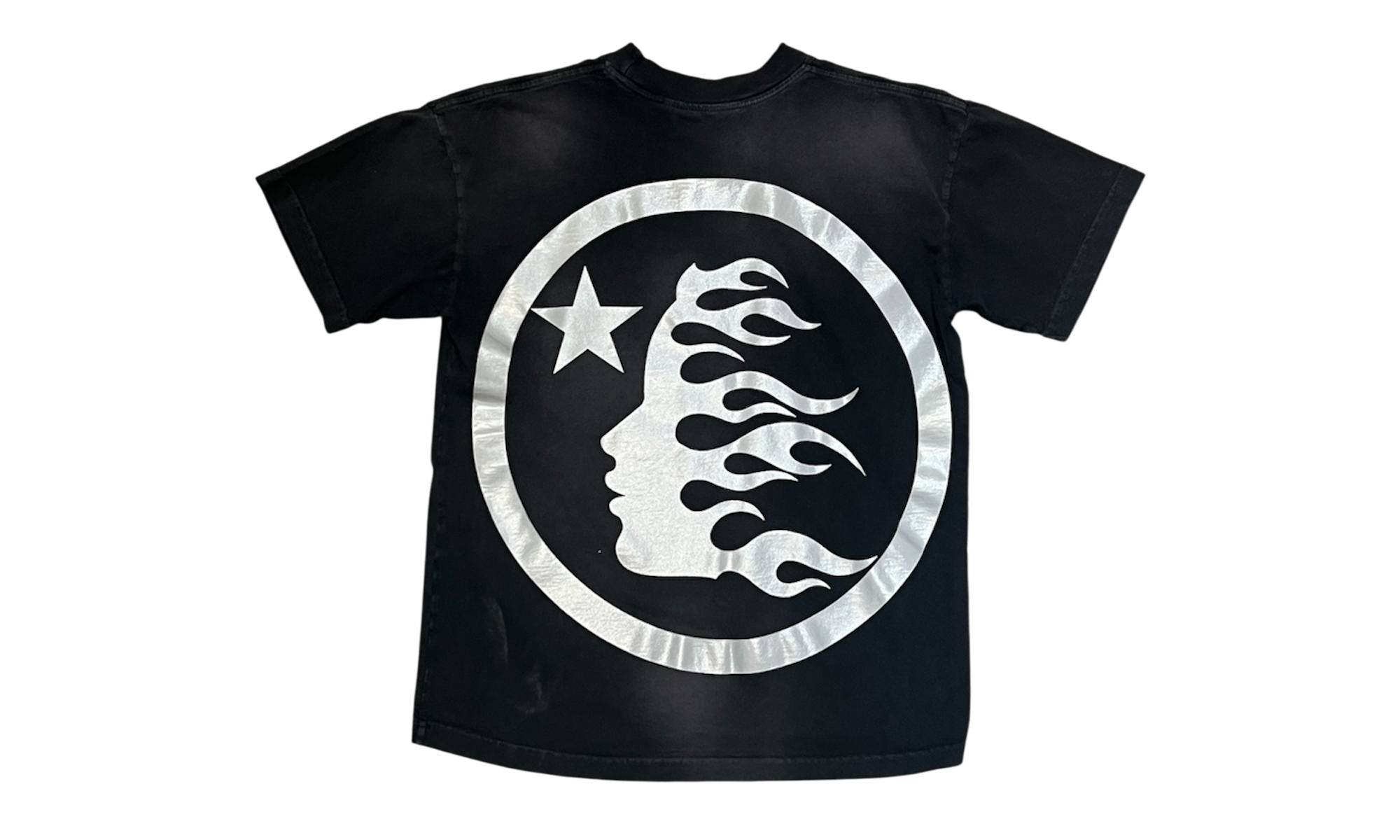 Hellstar Gel Sport Logo (Black/Blue) T-shirt (Preowned)