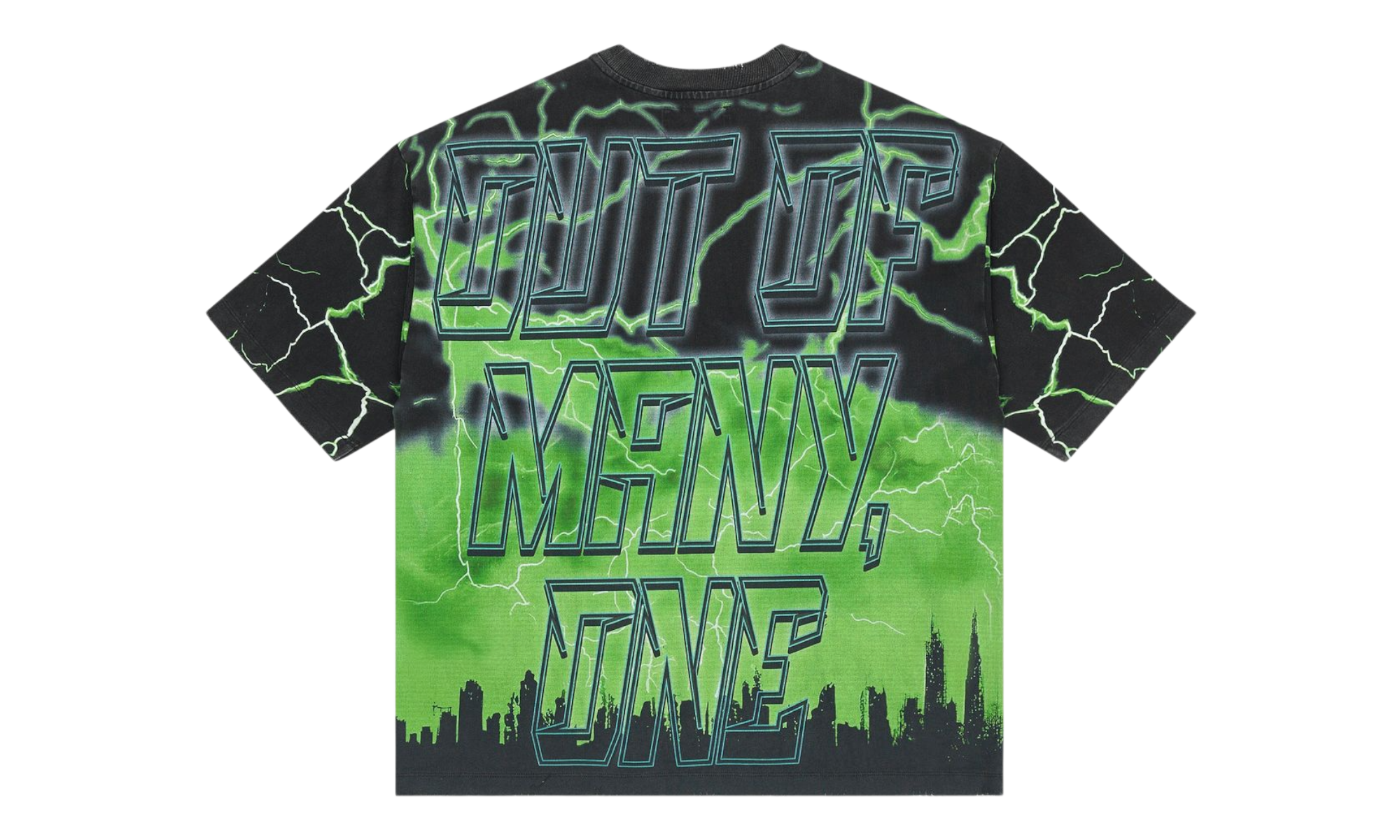 Godspeed Voltage Lime Wash Black T-shirt