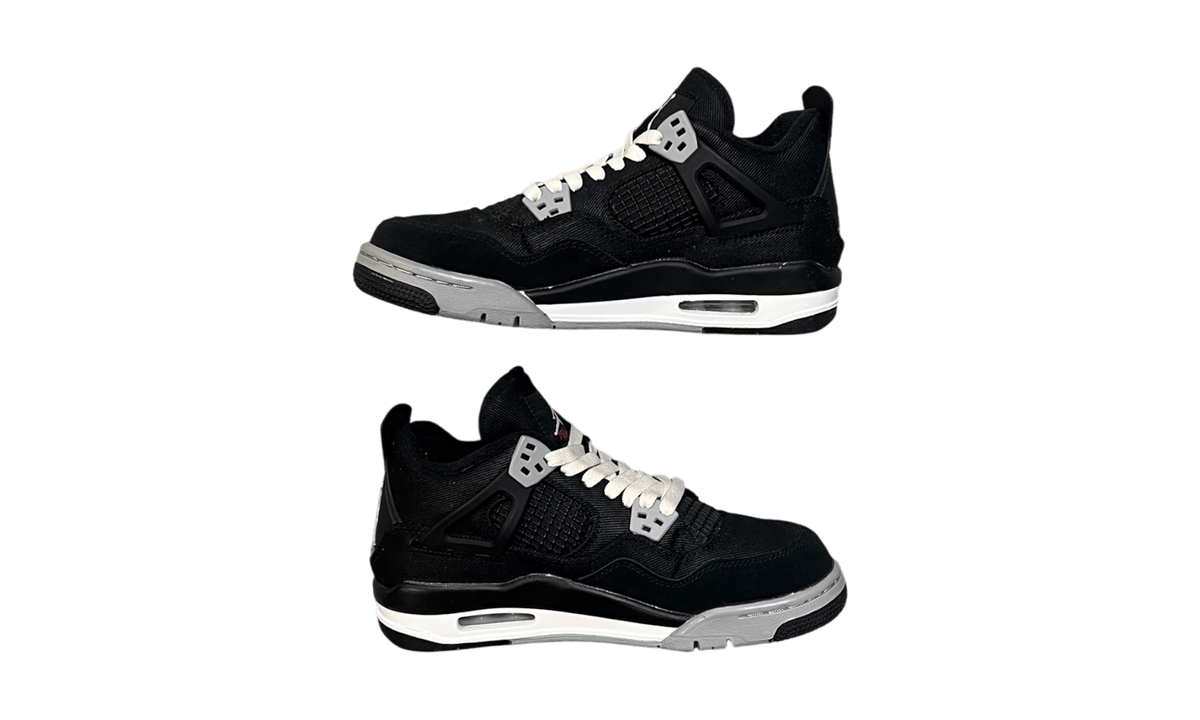 Air Jordan 4 Retro SE "Black Canvas" GS (PreOwned) (No Black Laces)