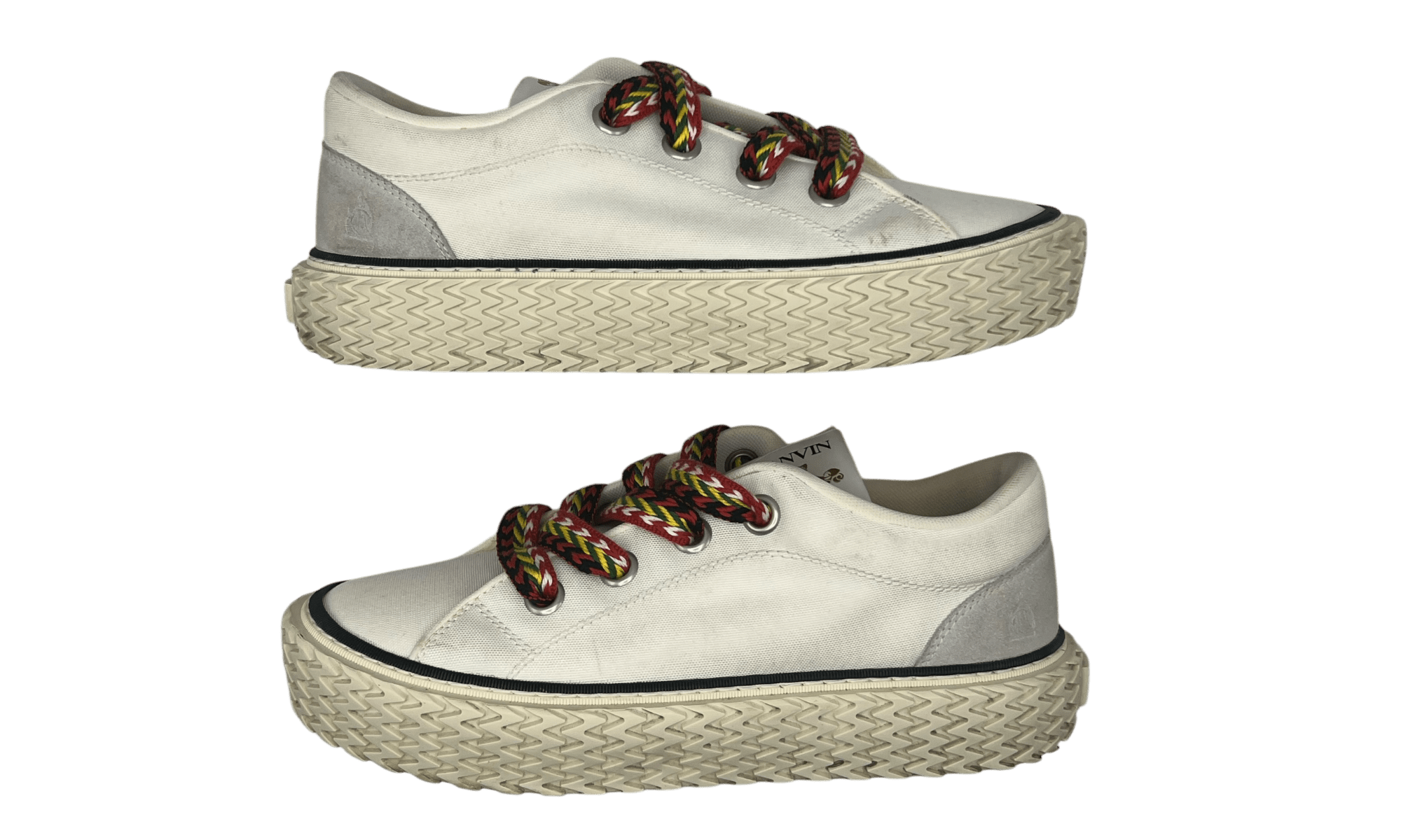 Lanvin Curbies Low "White" (PreOwned)