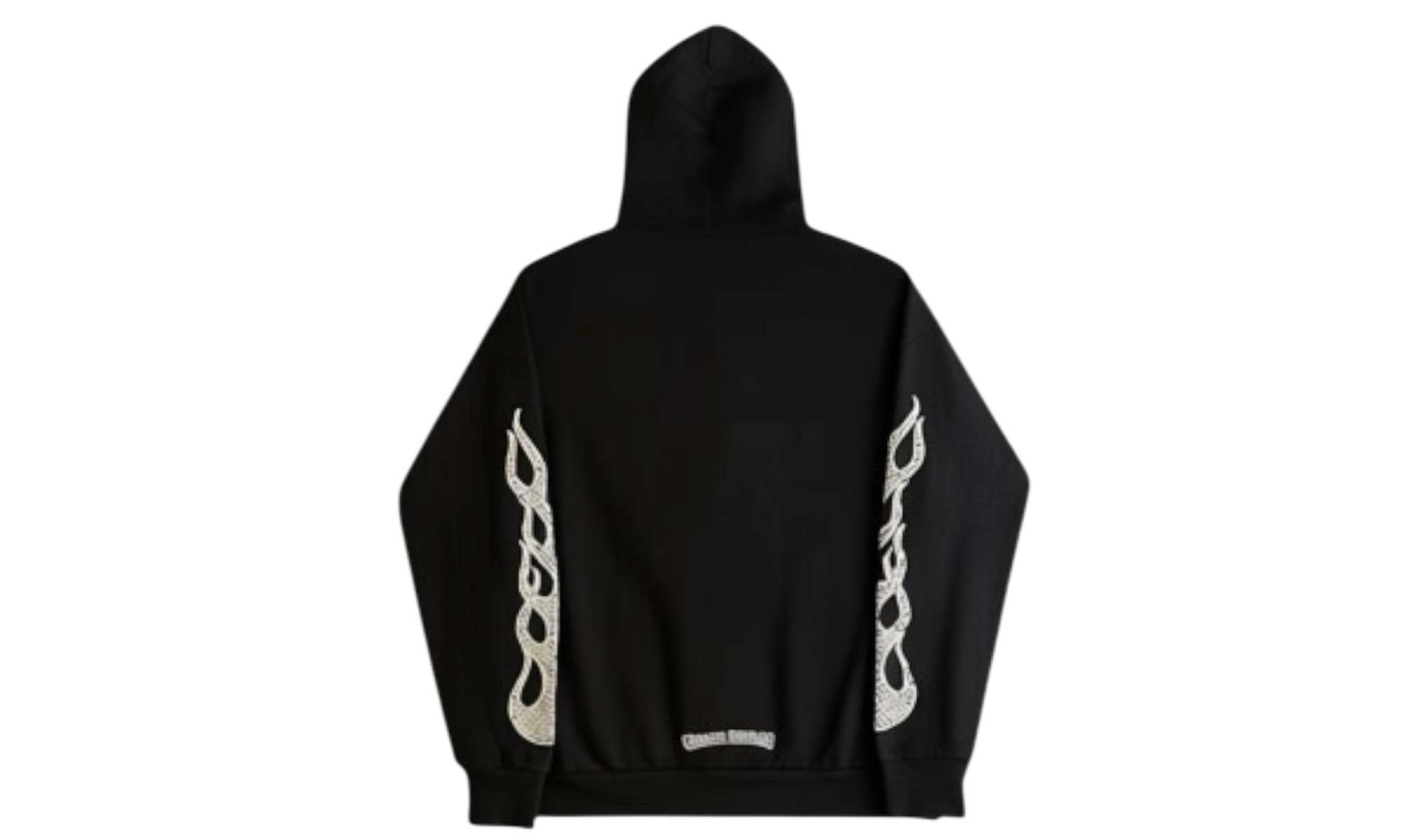 Chrome Hearts Flames Black Hoodie