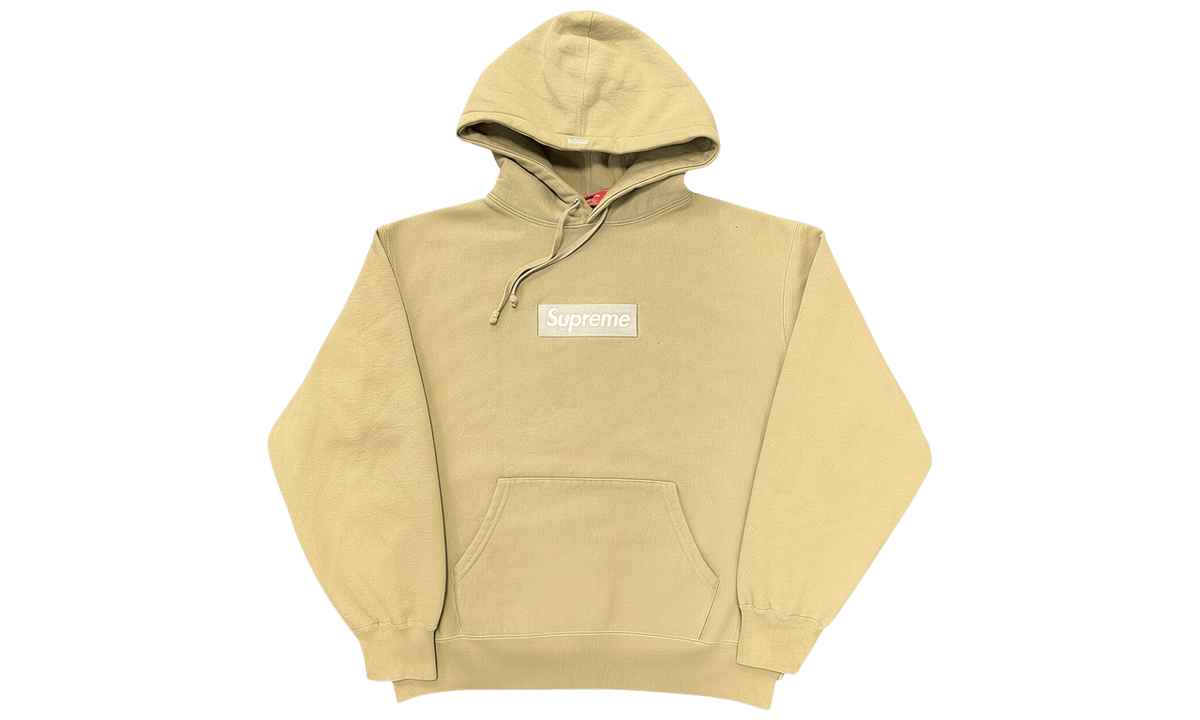 Supreme Box Logo Dark Sand Hoodie (FW23) (PreOwned)