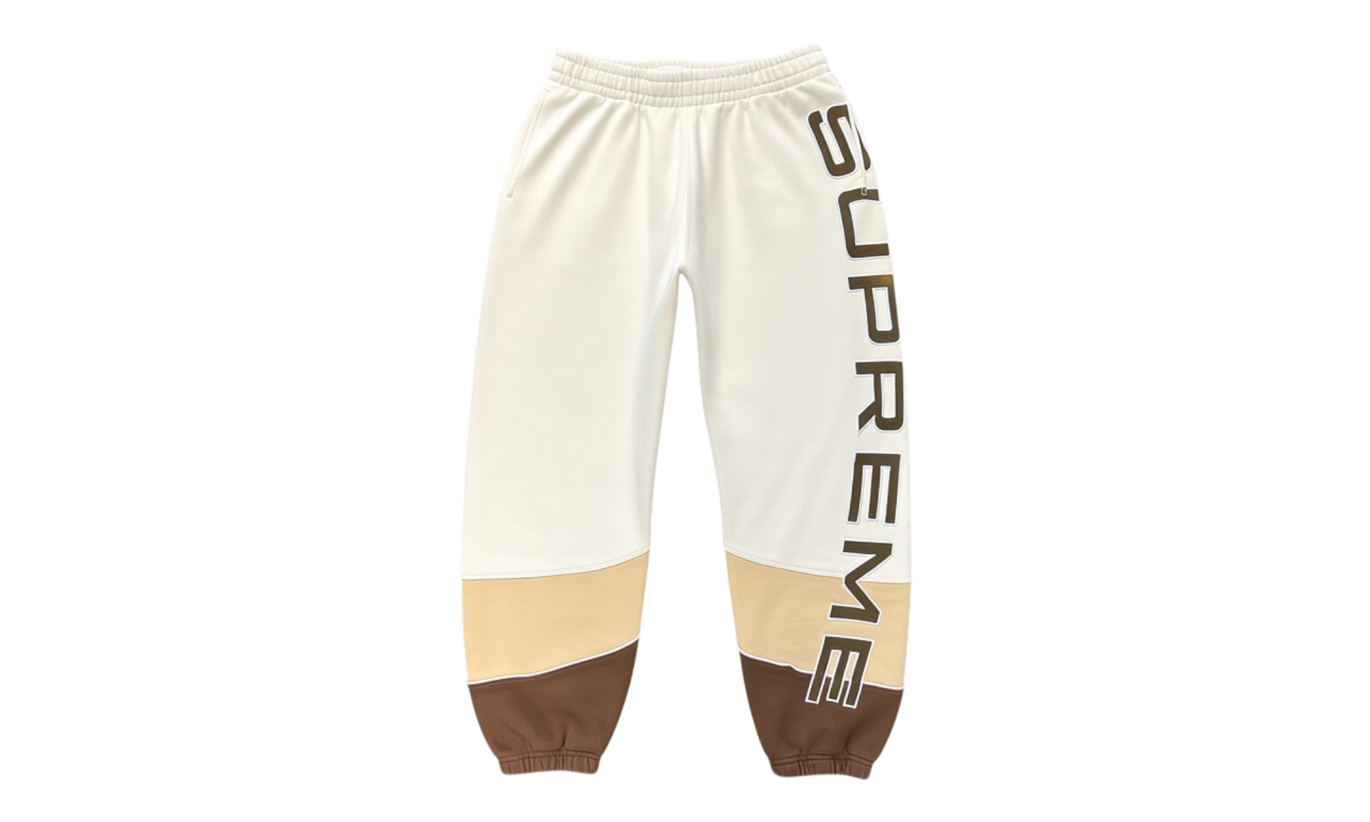 Supreme Paneled Natural Sweatpants (PreOwned)