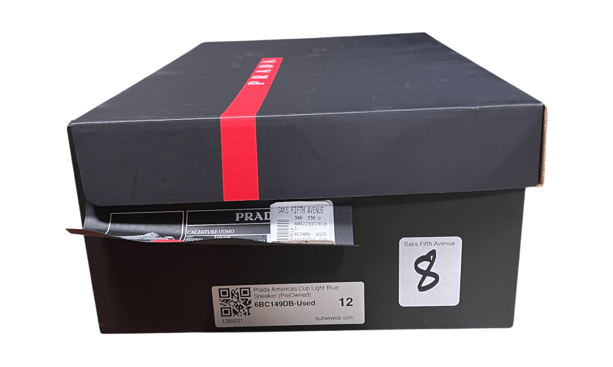 Prada Americas Cup Light Blue Sneaker (PreOwned)