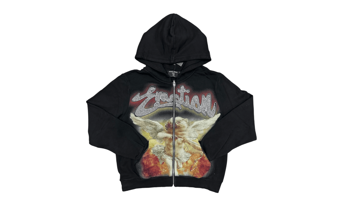Mixed Emotion "Rhinestone" Black Hoodie