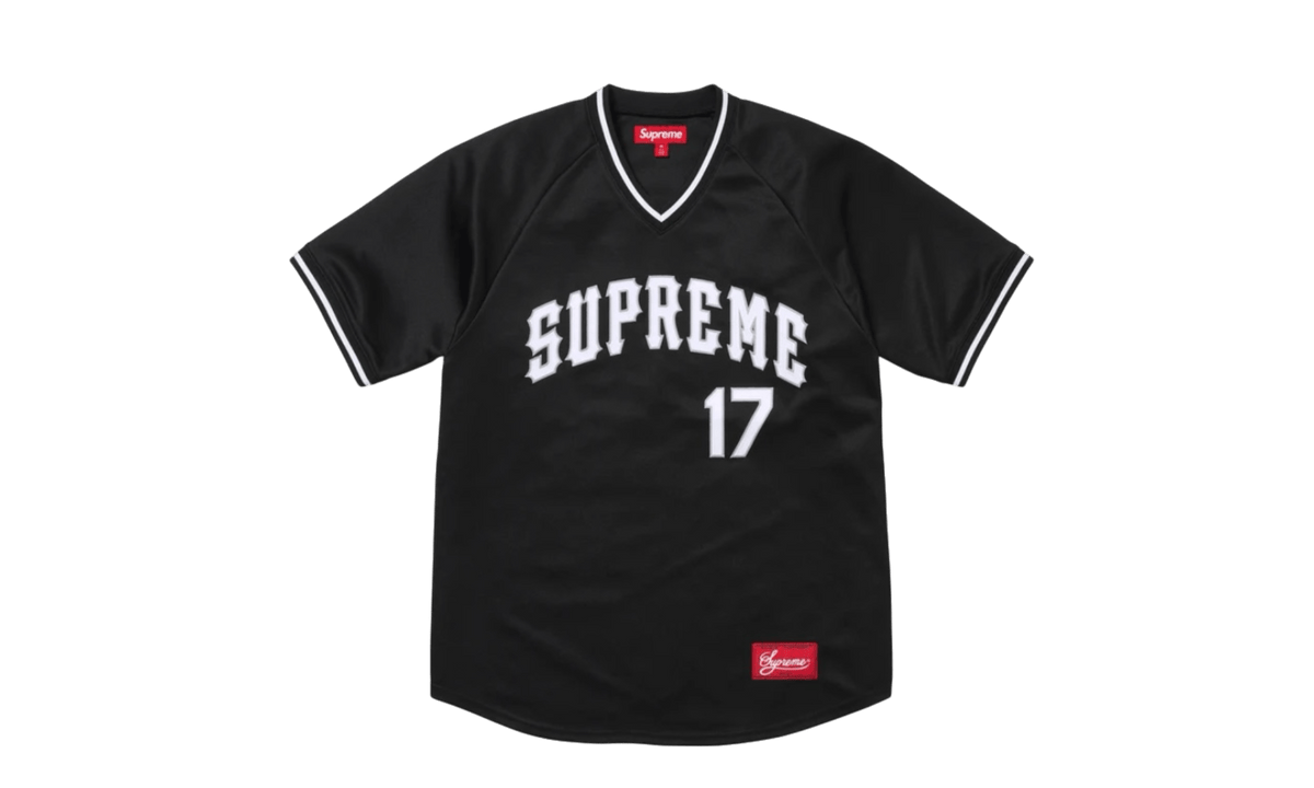 Supreme Baseball Jersey Black FW 2026
