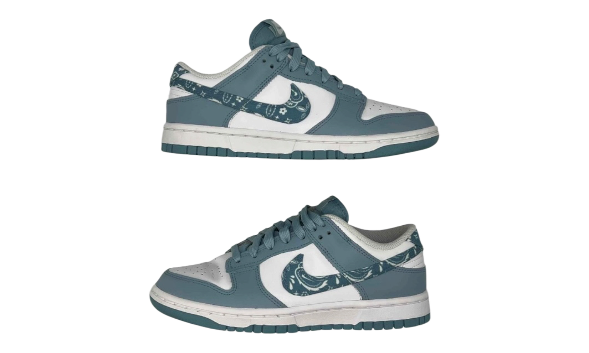 Nike Dunk Low Essential Paisley Pack Worn Blue (Women's) (PreOwned)