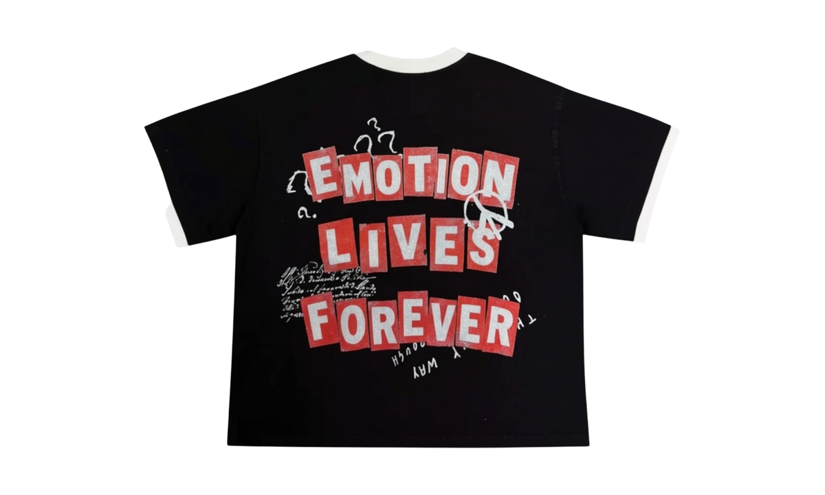 Mixed Emotions Black Static T-Shirt
