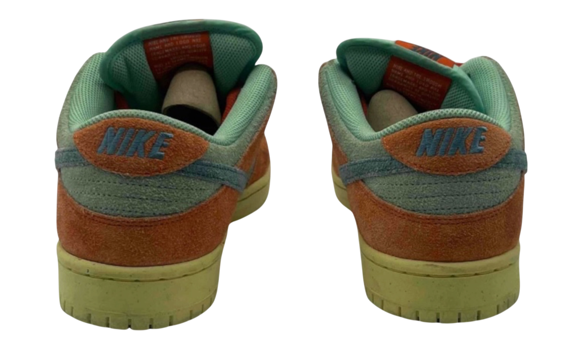 Nike SB Dunk Low Orange Emerald Rise (PreOwned) (No Box)