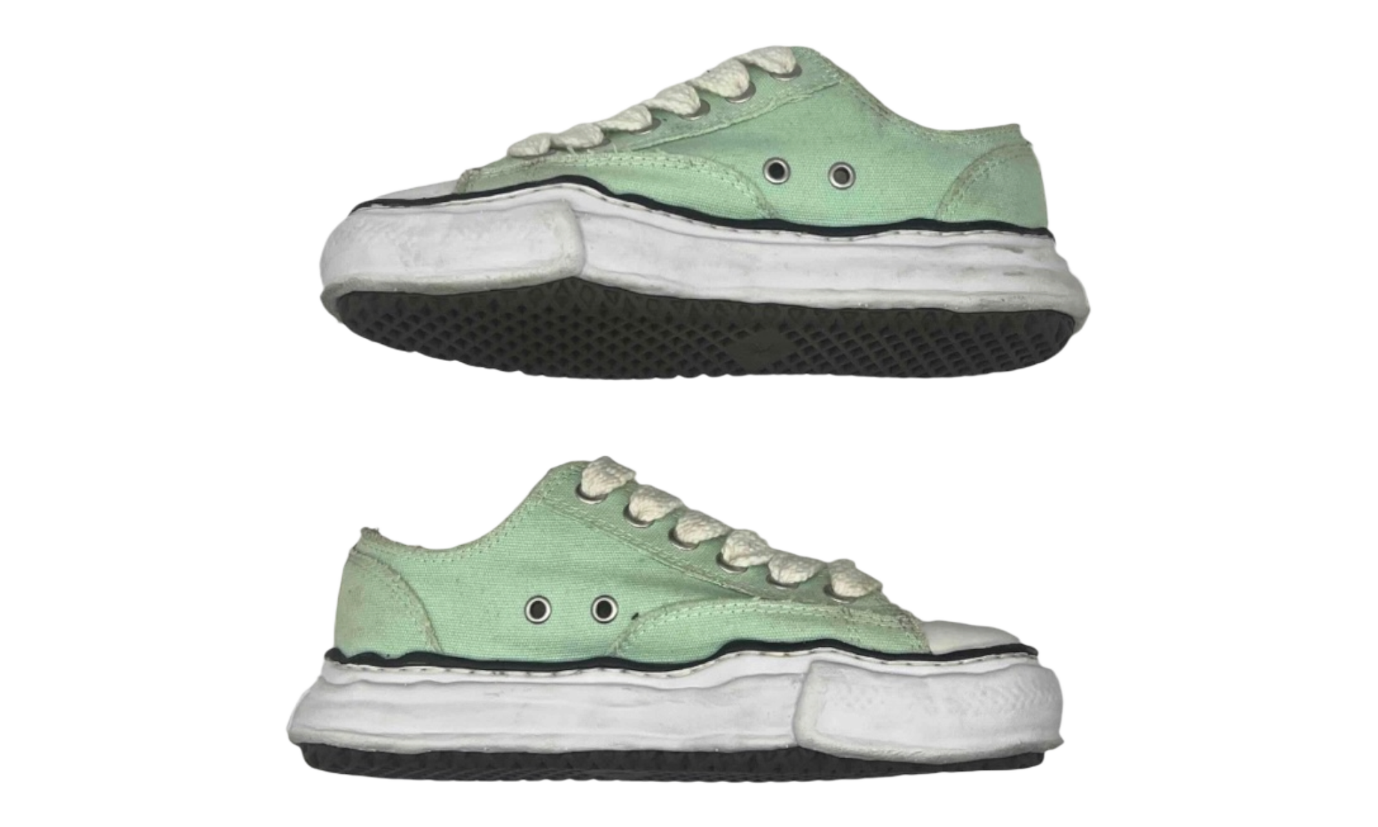 Maison Mihara Yasuhiro Peterson OG Sole Canvas Low Mint (PreOwned) (No Insoles)