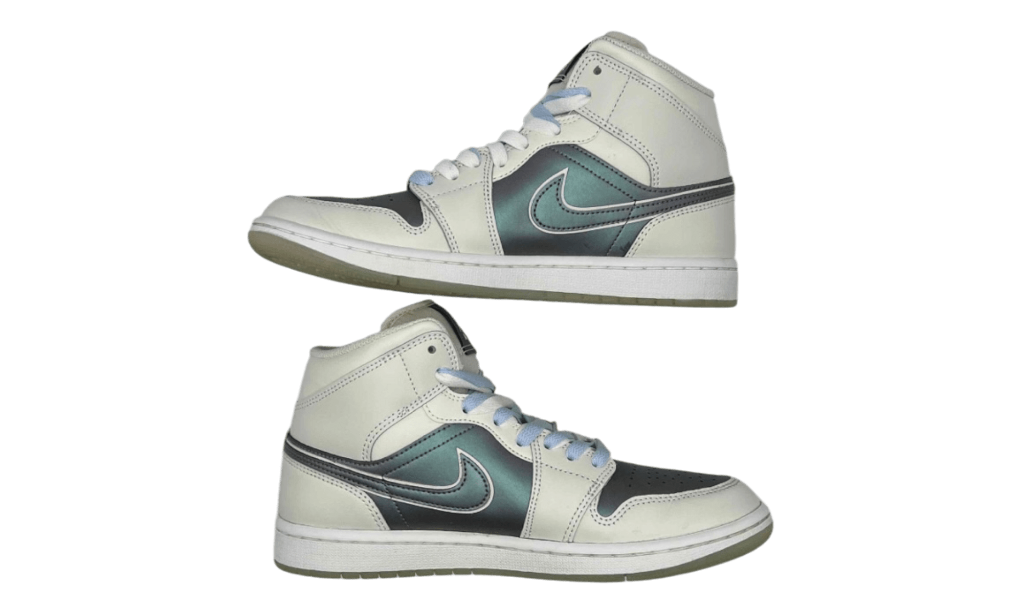 Jordan 1 Mid SE Phantom Iridescent (PreOwned) (No Box)