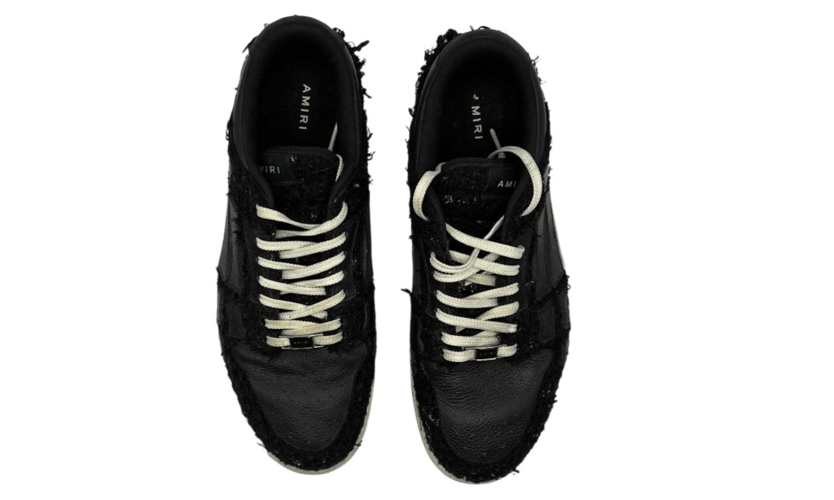 Amiri Skel Low Top Furry Sneaker (PreOwned)
