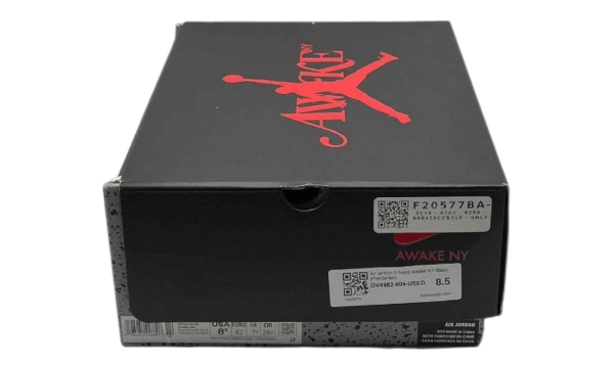 Air Jordan 5 Retro Awake NY Black (PreOwned)
