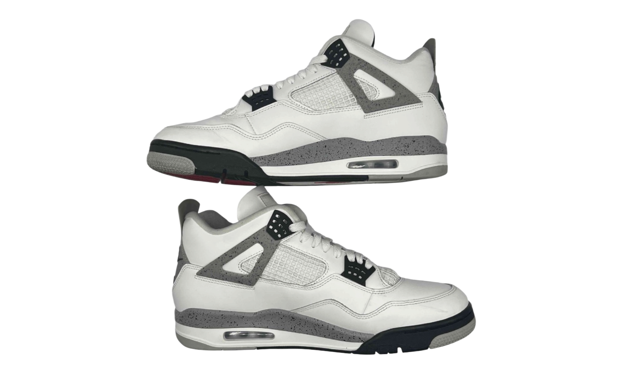 Jordan 4 Retro White Cement (2025)(PreOwned) (No Box)