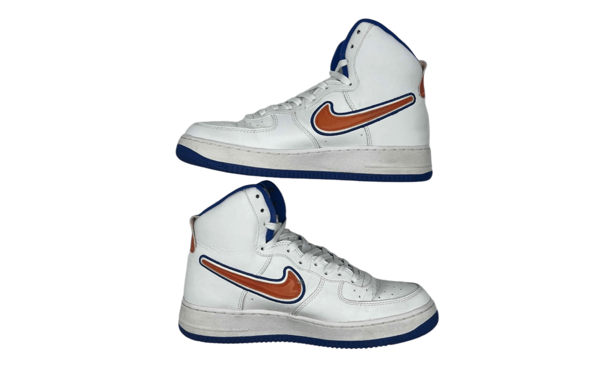 Nike Air Force 1 High Sport NBA White Team Orange Game Royal (PreOwned) (No Box)