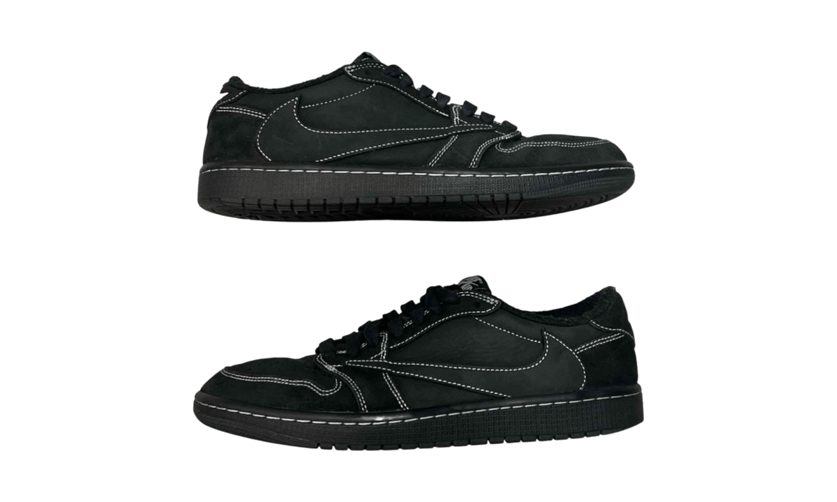 Travis Scott x Air Jordan 1 Low OG SP "Black Phantom" (PreOwned) (No Box)