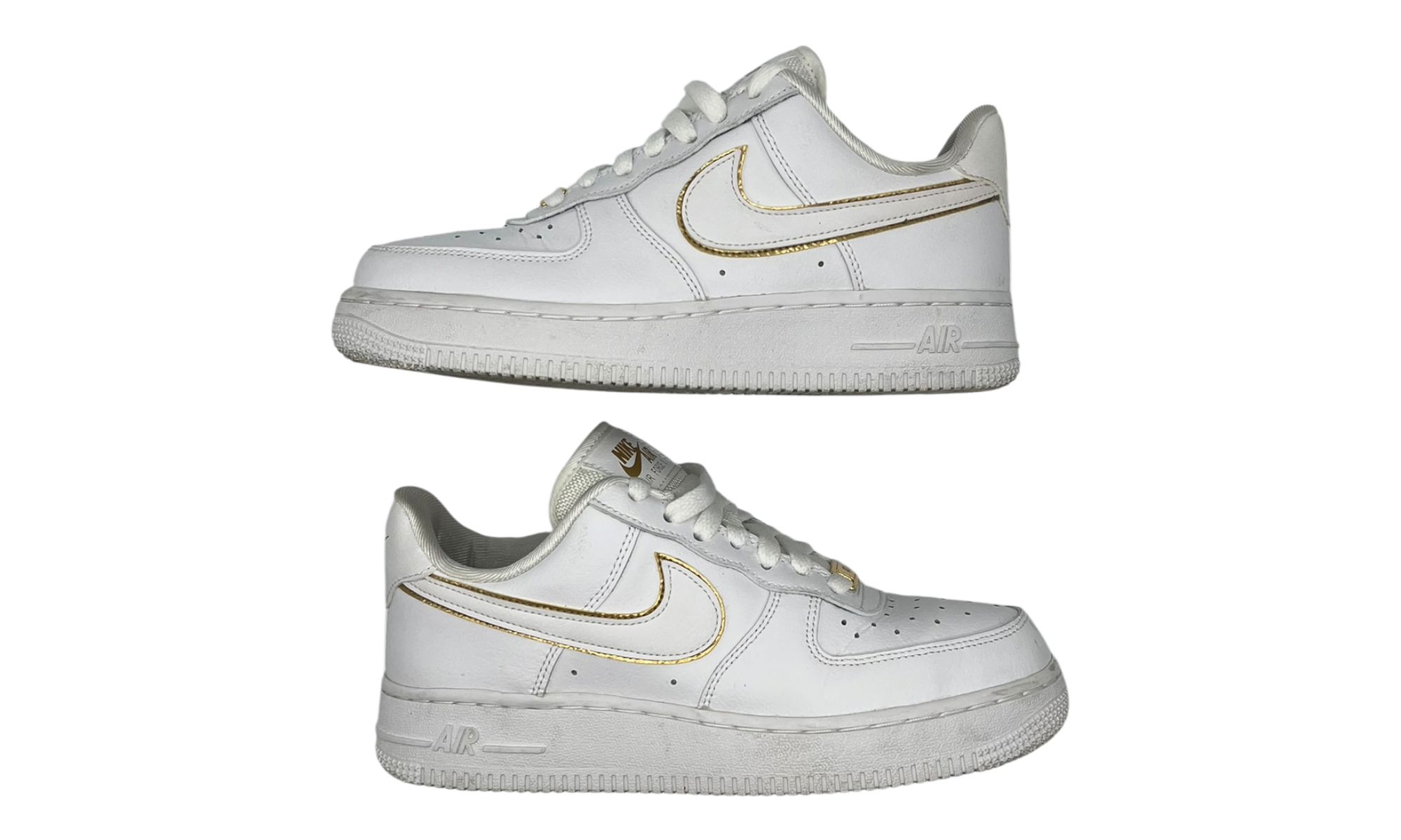 Nike Air Force 1 Low Shadow White Gold (Women's)(PreOwned)